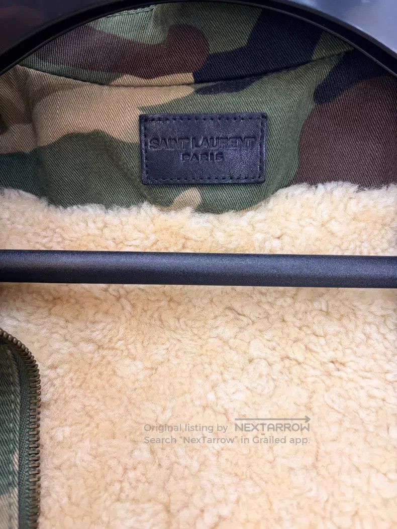Saint Laurent Paris Saint Laurent Paris Sheepskin Camouflage Jacket Size US S / EU 44-46 / 1 - 3 Thumbnail