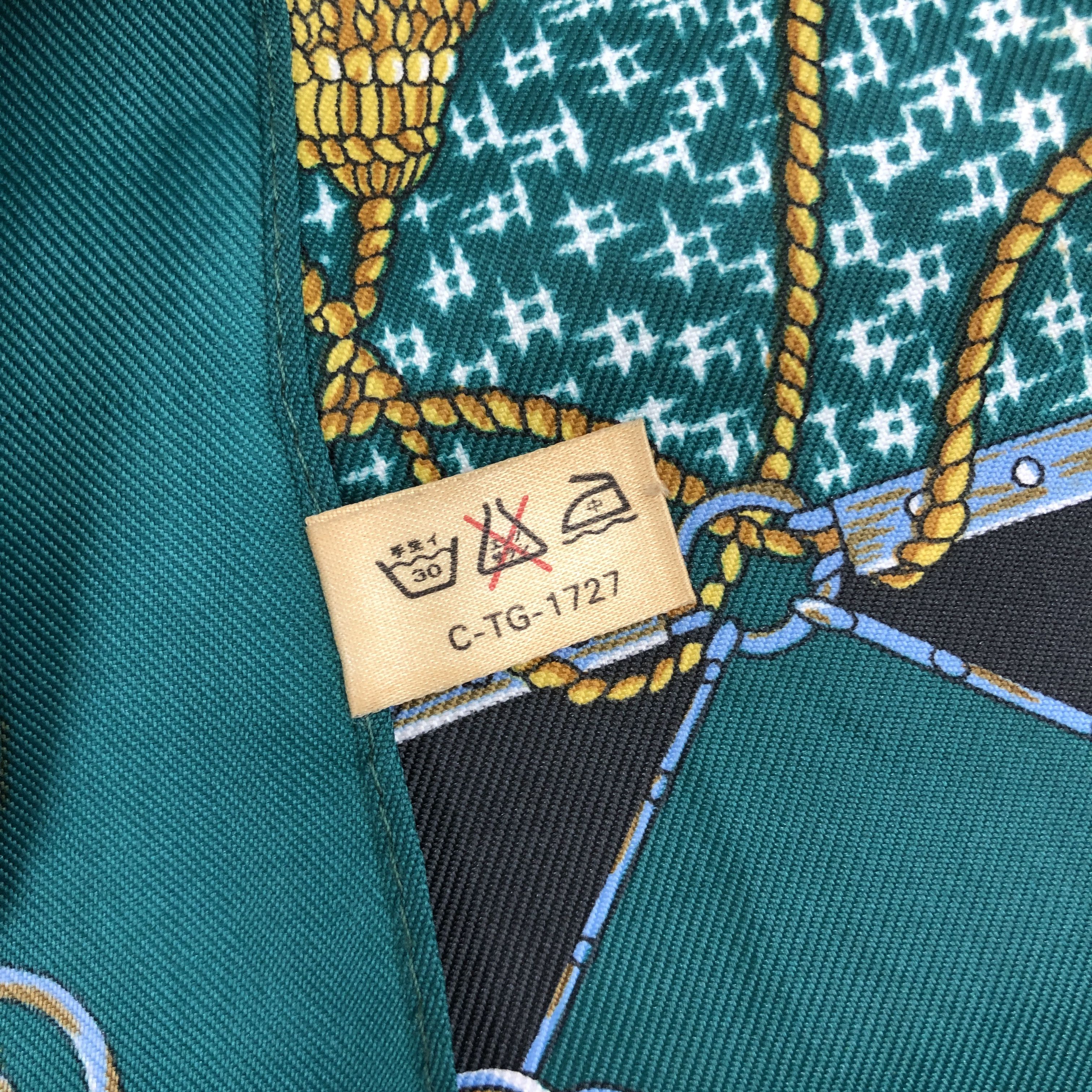 Japanese Brand Vintage Square Scarf Twill Stole Wraps Scarves - GF60036 Size ONE SIZE - 9 Thumbnail