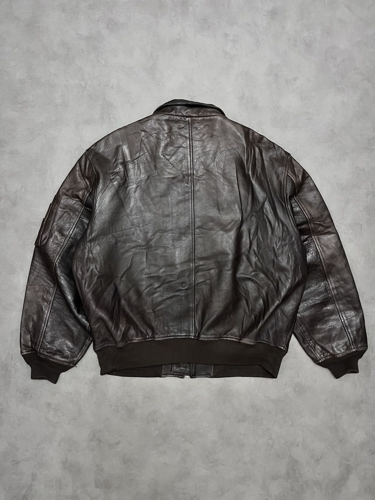 Avirex Avirex B-15 vintage U.S air forces flight leather jacket Size US XL / EU 56 / 4 - 2 Thumbnail