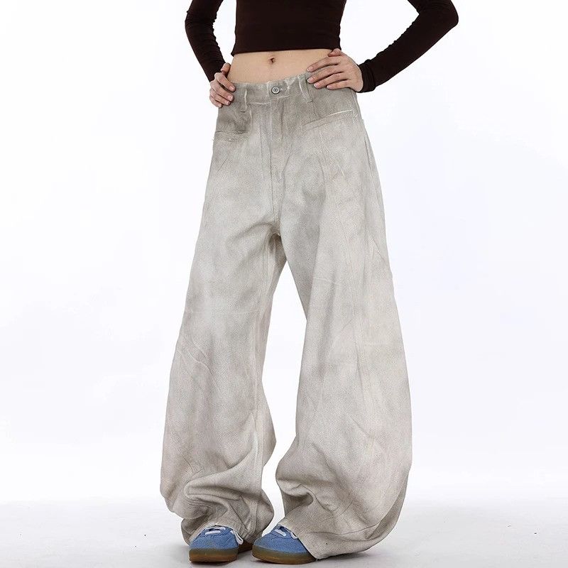 Jean Vintage Washed Tie-Dye Streetwear Jeans Size US 32 / EU 48 - 3 Thumbnail
