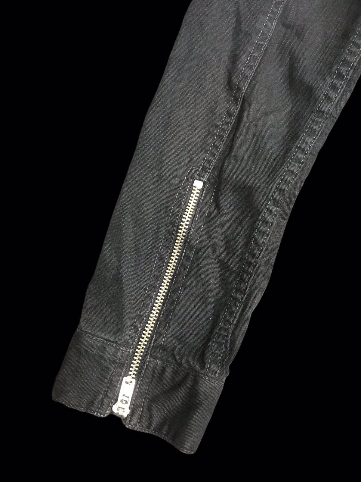 Japanese Brand 💥BIKER💥UNISEX NANO UNIVERSE JAPAN TRUCKER BIKER DENIM F220 Size US XS / EU 42 / 0 - 11 Thumbnail