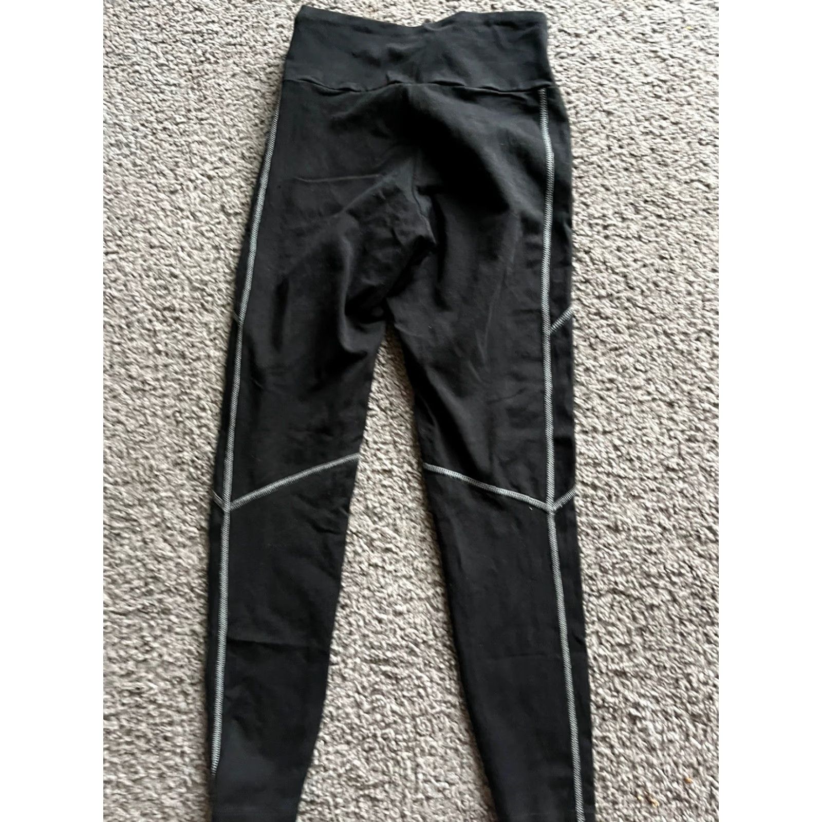Express Express Leggings Womens Small Black Stretch Ankle Workout Pants Size 28" / US 6 / IT 42 - 3 Thumbnail