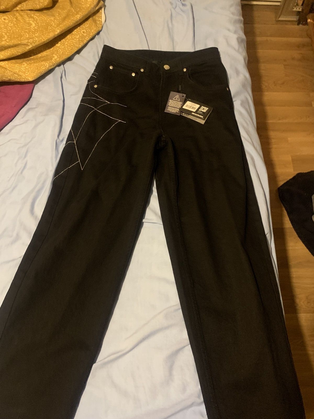Derschutze Derschutze black spider raw denim jeans Size US 26 / EU 42 - 5 Thumbnail