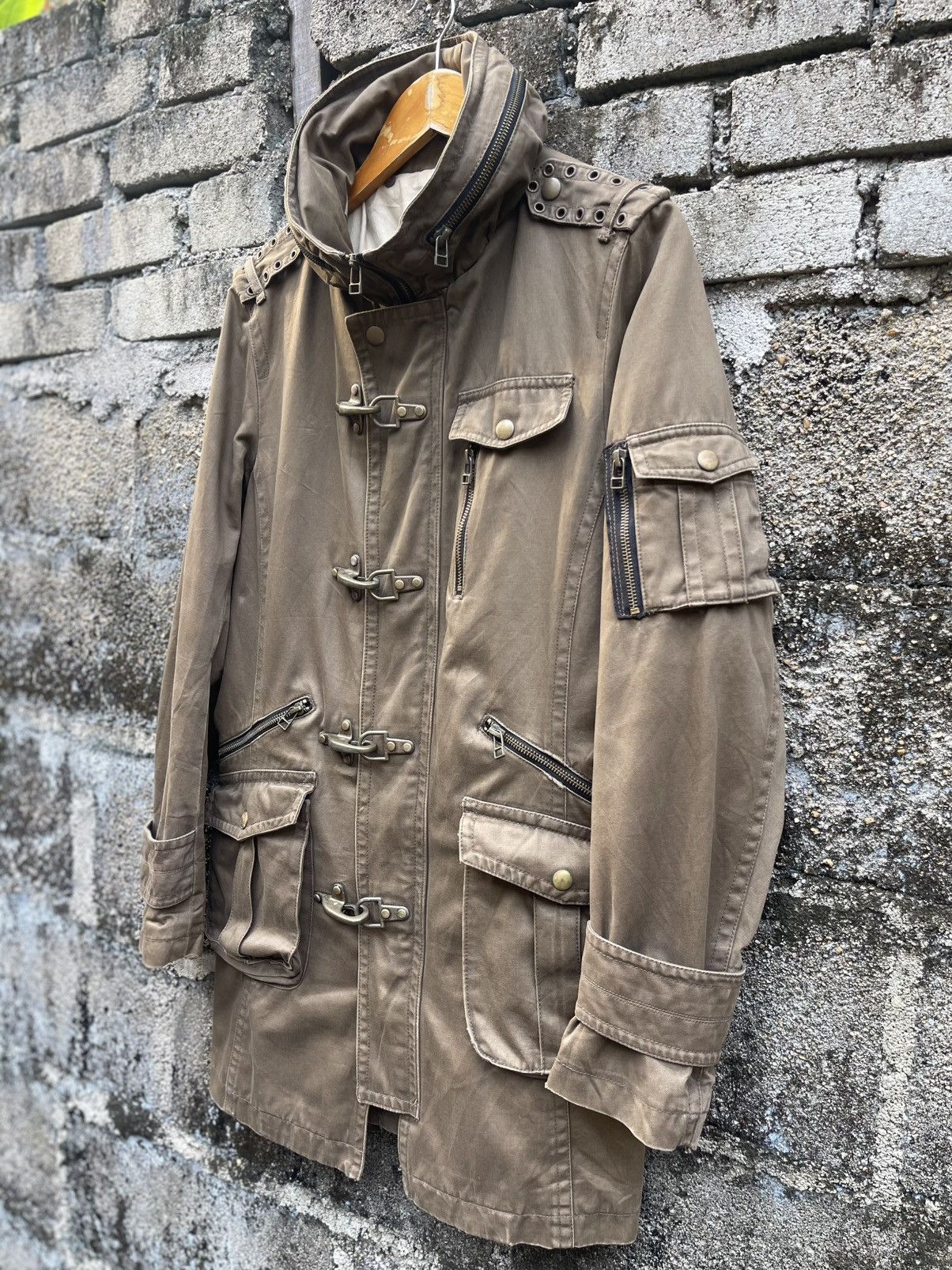 Michel Klein Archive Michel Klein Homme Metal Clasp Utility Field Jacket Size US S / EU 44-46 / 1 - 7 Thumbnail
