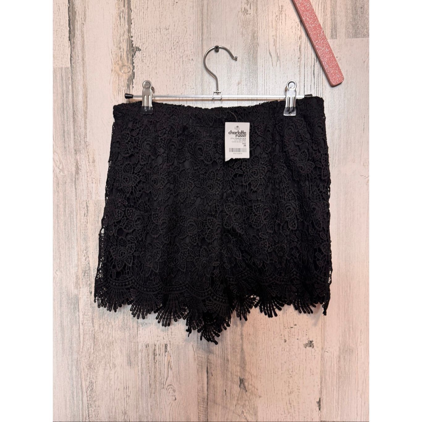 Other Charlotte Russe Black Lace 2-Piece Set | Crop Top & High-Wai Size US 29 - 6 Thumbnail