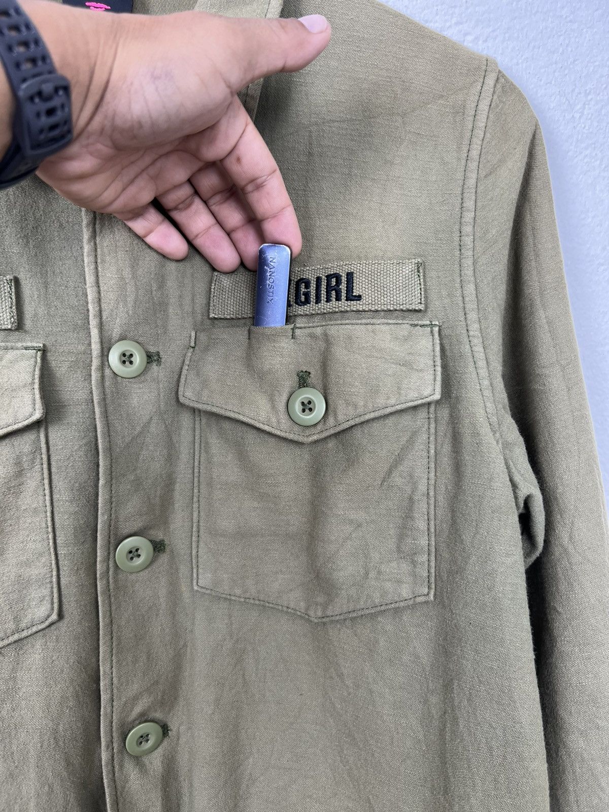 X-Girl X-girl x Playboy Big Logo Military Jacket Size M / US 6-8 / IT 42-44 - 4 Thumbnail
