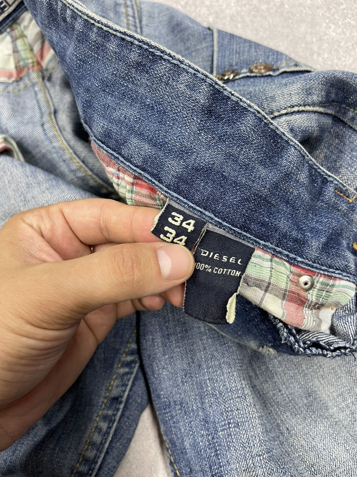 Diesel Vintage Diesel Dexter Denim Jeans Blue Y2K Size US 34 / EU 50 - 12 Thumbnail