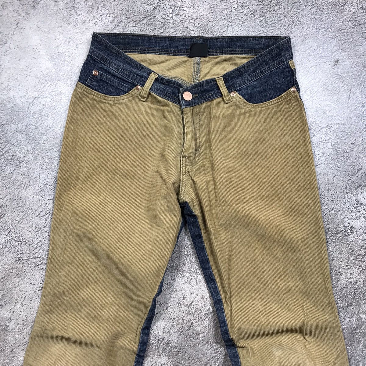 Vintage Vintage 90s Baggy Distressed Cargo Pants Japanese Grunge 27 Size 27" / US 4 / IT 40 - 3 Thumbnail