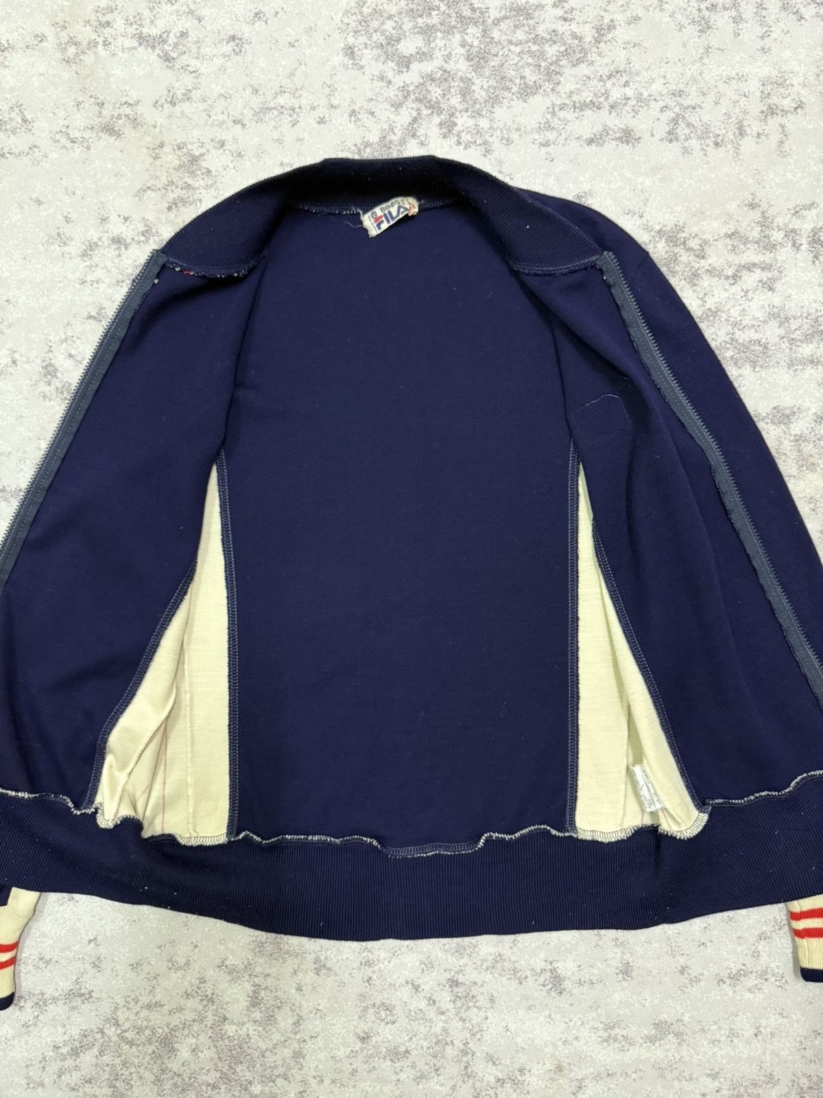 Fila 🔥Rare🔥Vintage 80s Fila Settanta Bjorn Borg track sweater Size US S / EU 44-46 / 1 - 12 Thumbnail