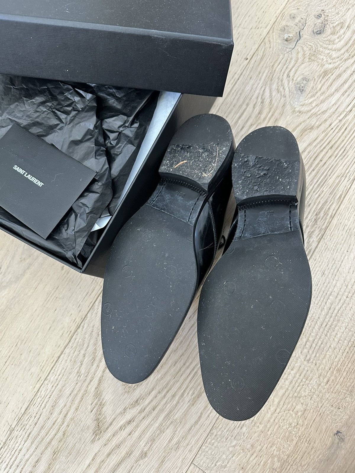 Saint Laurent Paris Saint Laurent Army Derby Size 38.5 Size US 8.5 / IT 38.5 - 4 Thumbnail