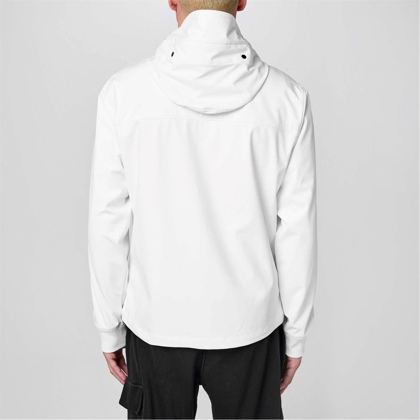 C.P. Company o1g2r1mq0426 Water Resistant Softshell Jacket in White Size US L / EU 52-54 / 3 - 3 Thumbnail
