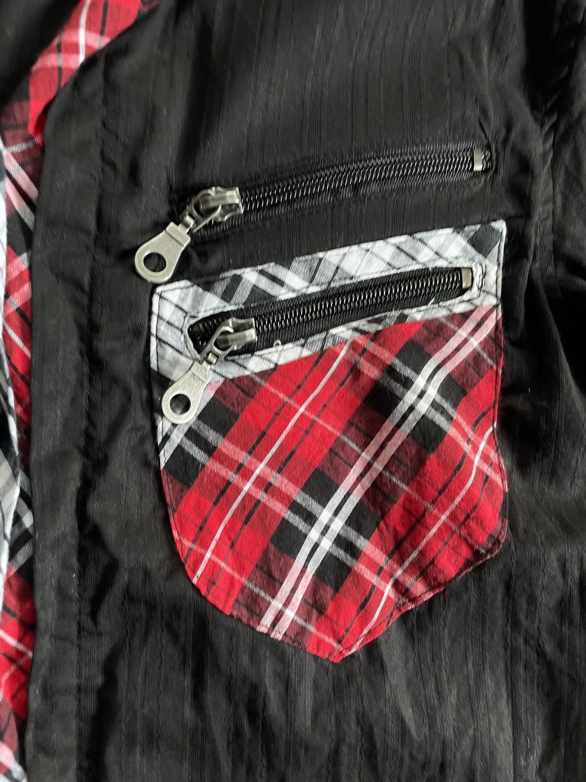 If Six Was Nine 2000s Japanese archive Vkei Layered Zip 3/4 Sleeve Shirts Size US S / EU 44-46 / 1 - 6 Thumbnail