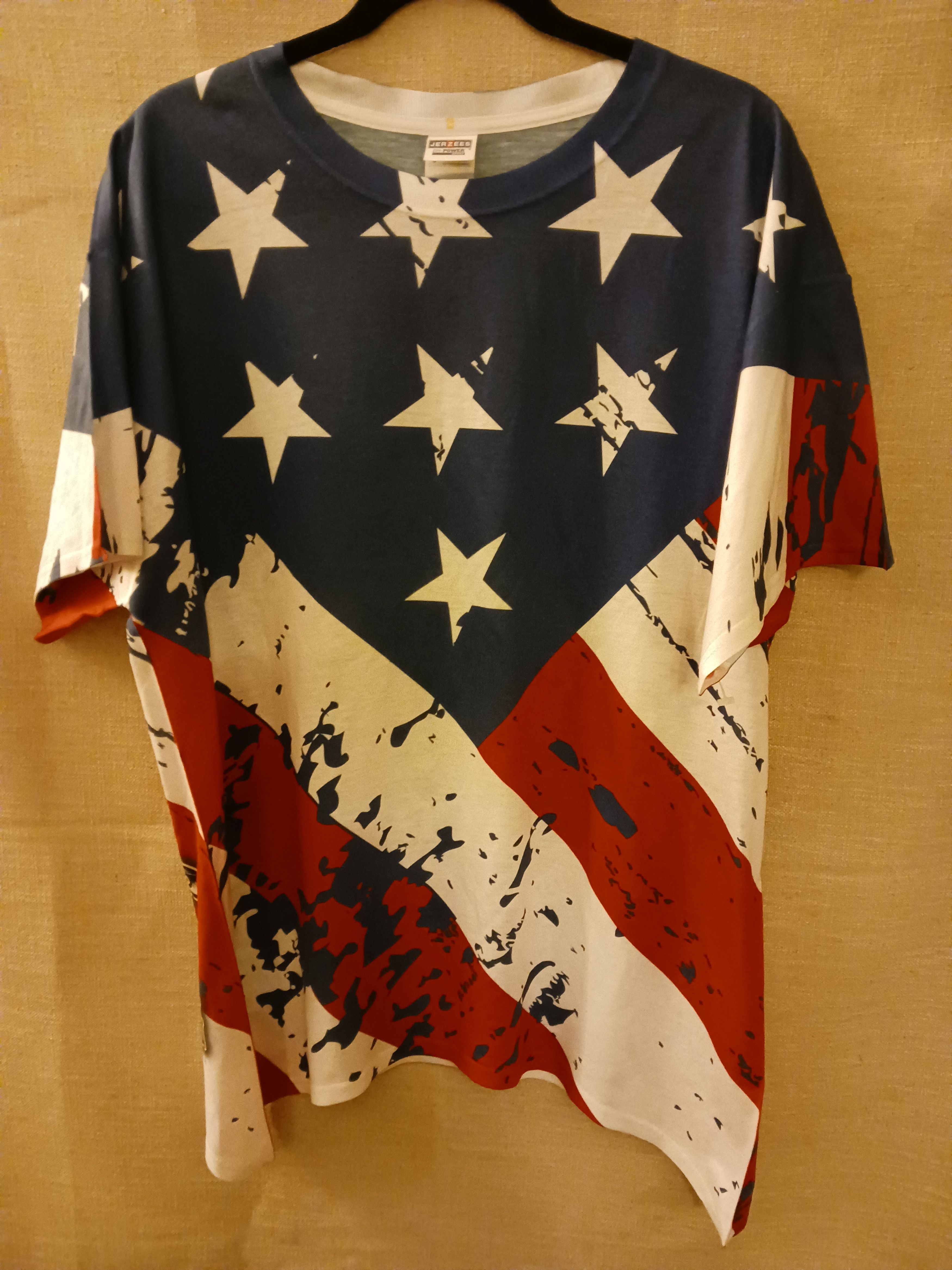 Jerzees NWOT Pop Eye "Grumpy Old Navy Veteran" T-Shirt Size US L / EU 52-54 / 3 - 2 Thumbnail