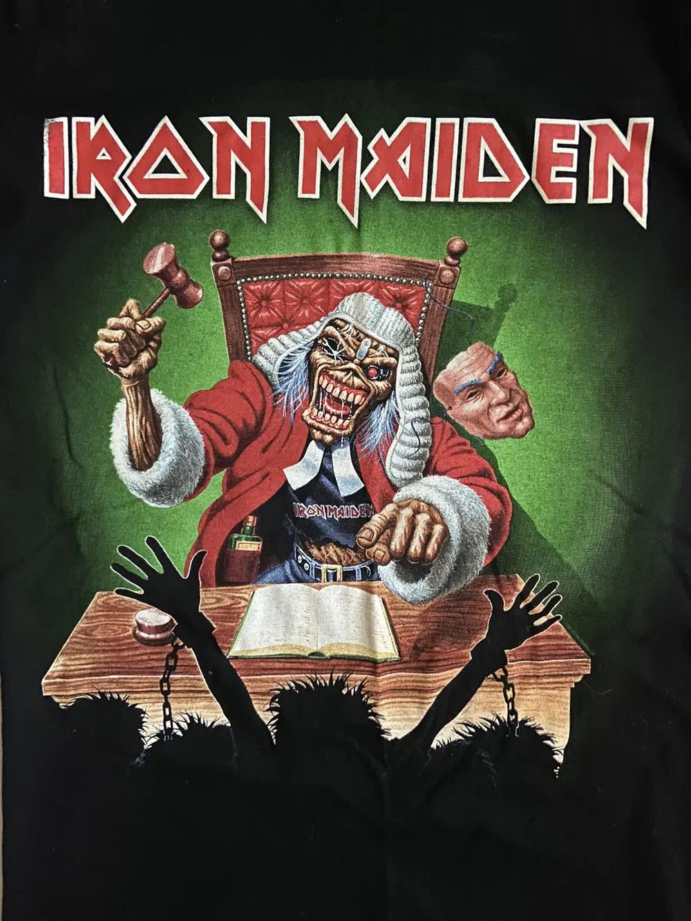 Iron Maiden VINTAGE IRON MAIDEN ROCK BAND T SHIRT TEE SKATE SKULL STREET Size US S / EU 44-46 / 1 - 2 Thumbnail