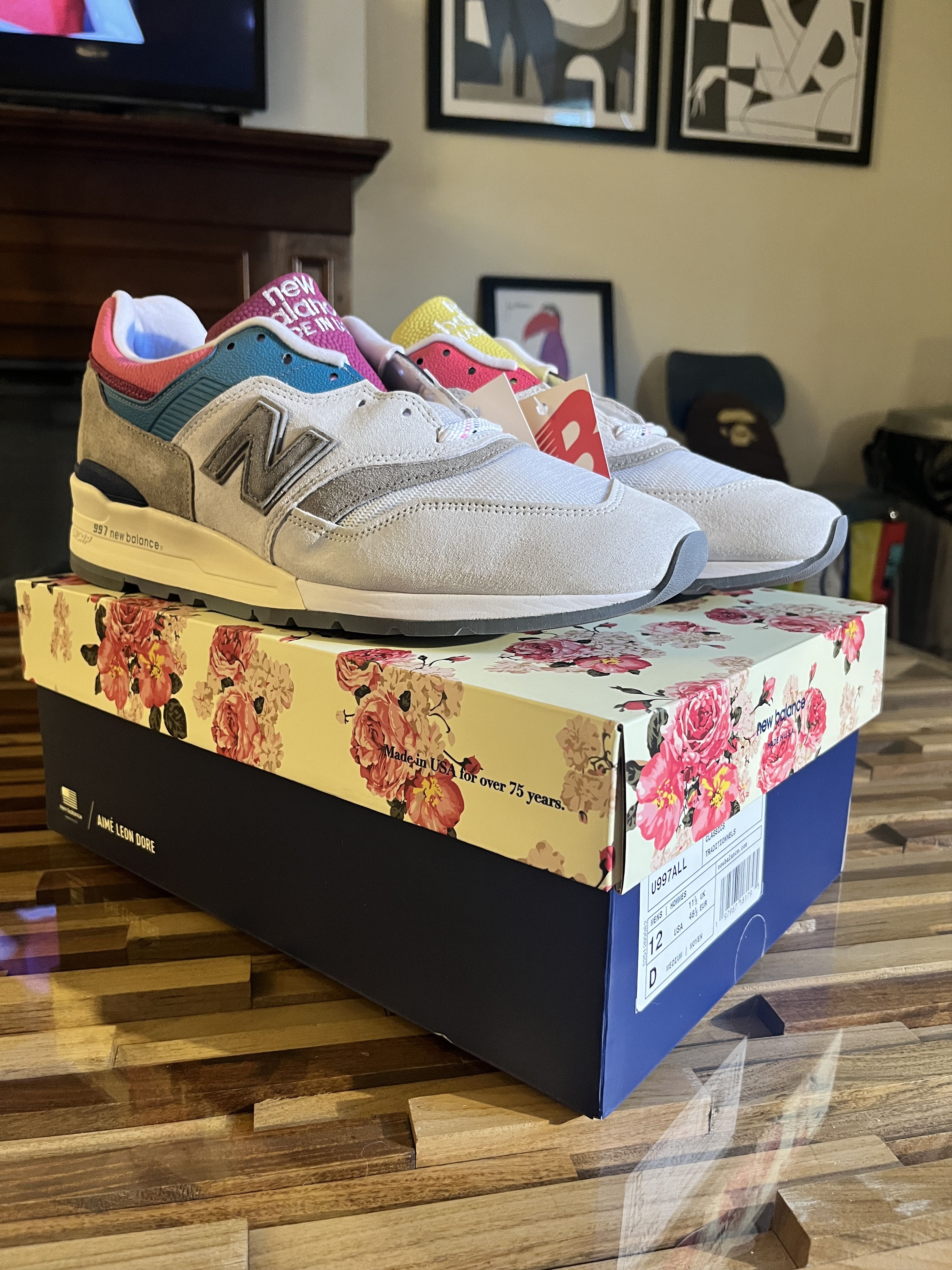 Aime Leon Dore × New Balance 997 OG Mismatch (Deadstock) Size US 12 / EU 45 - 2 Thumbnail