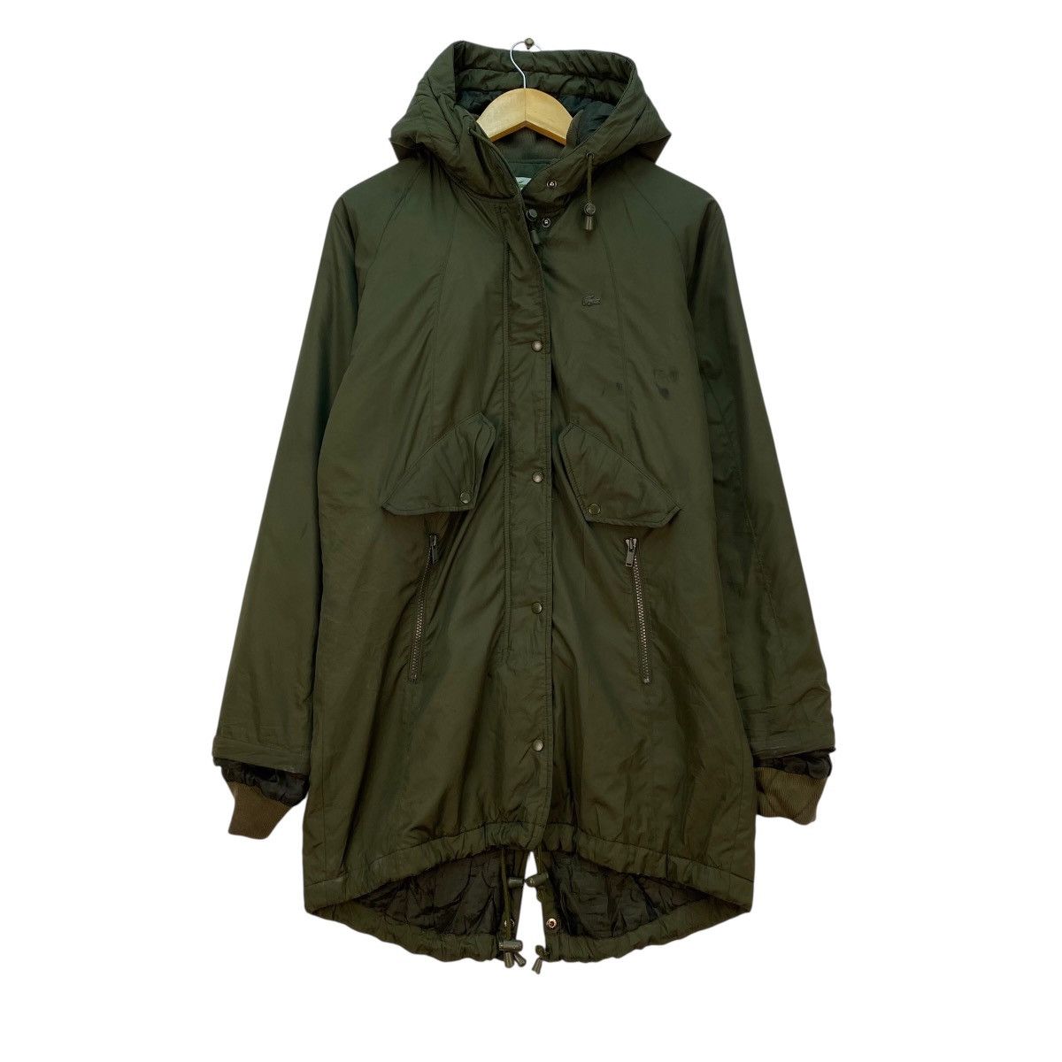 Lacoste 💥Lacoste Parka Fishtail Jacket Size S / US 4 / IT 40 - 1 Thumbnail