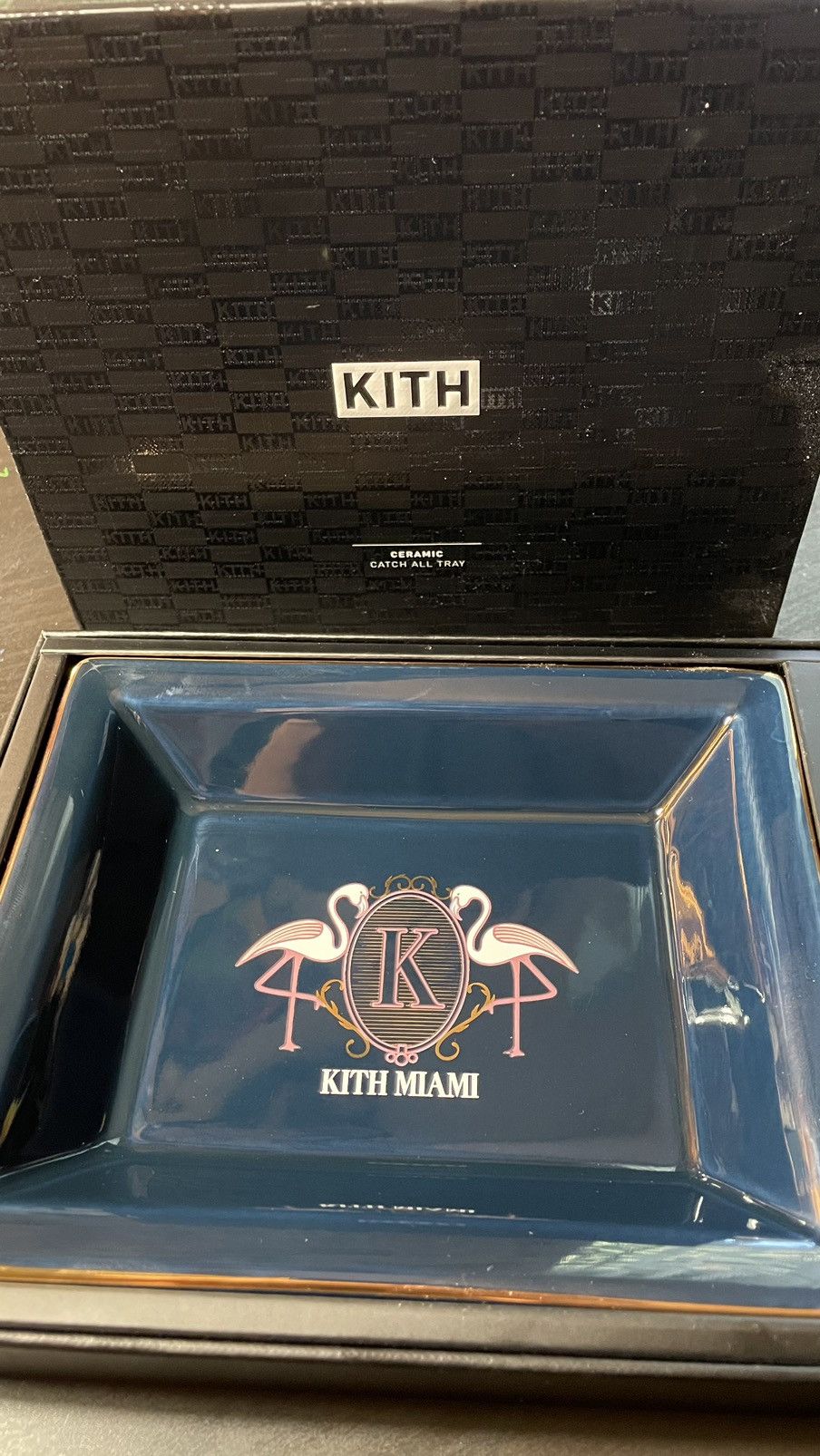 Kith Ceramic catch all tray Miami flamingo kith Size ONE SIZE - 2 Thumbnail