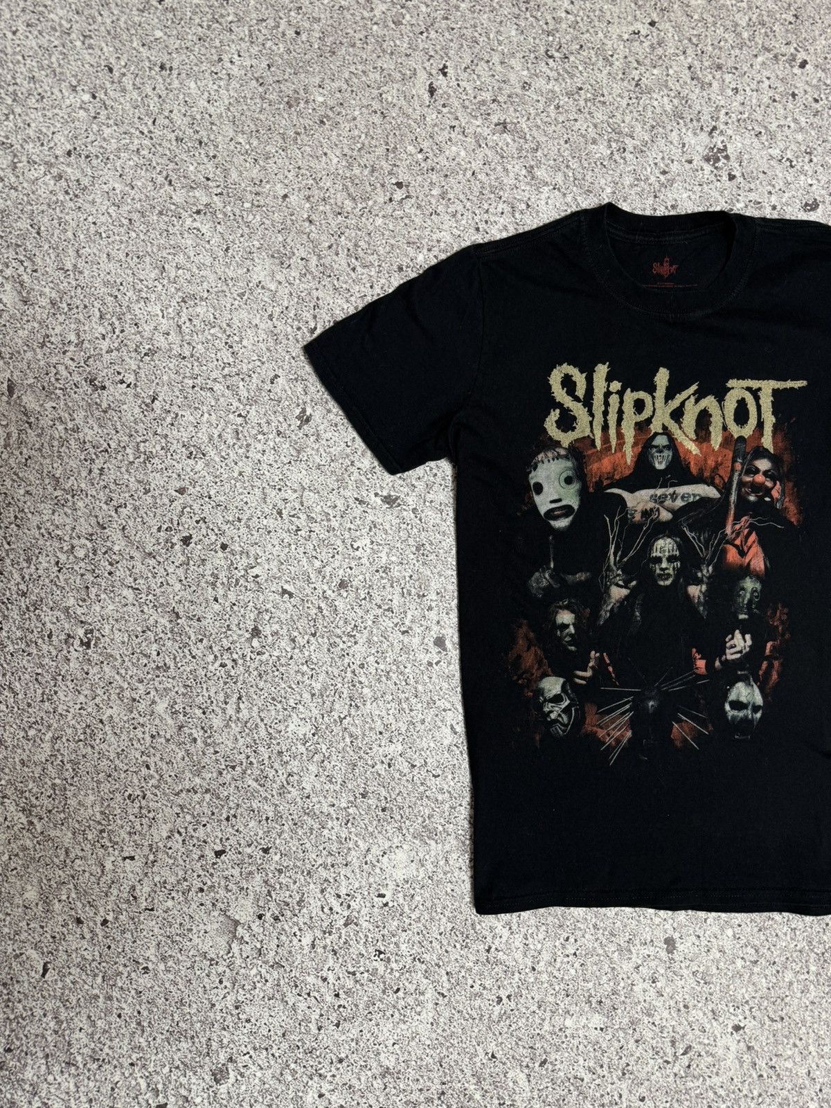 Band Tees × Vintage Vintage 2017 Slipknot Band Rock Retro T-Shirt Y2K Hype Size US S / EU 44-46 / 1 - 4 Thumbnail