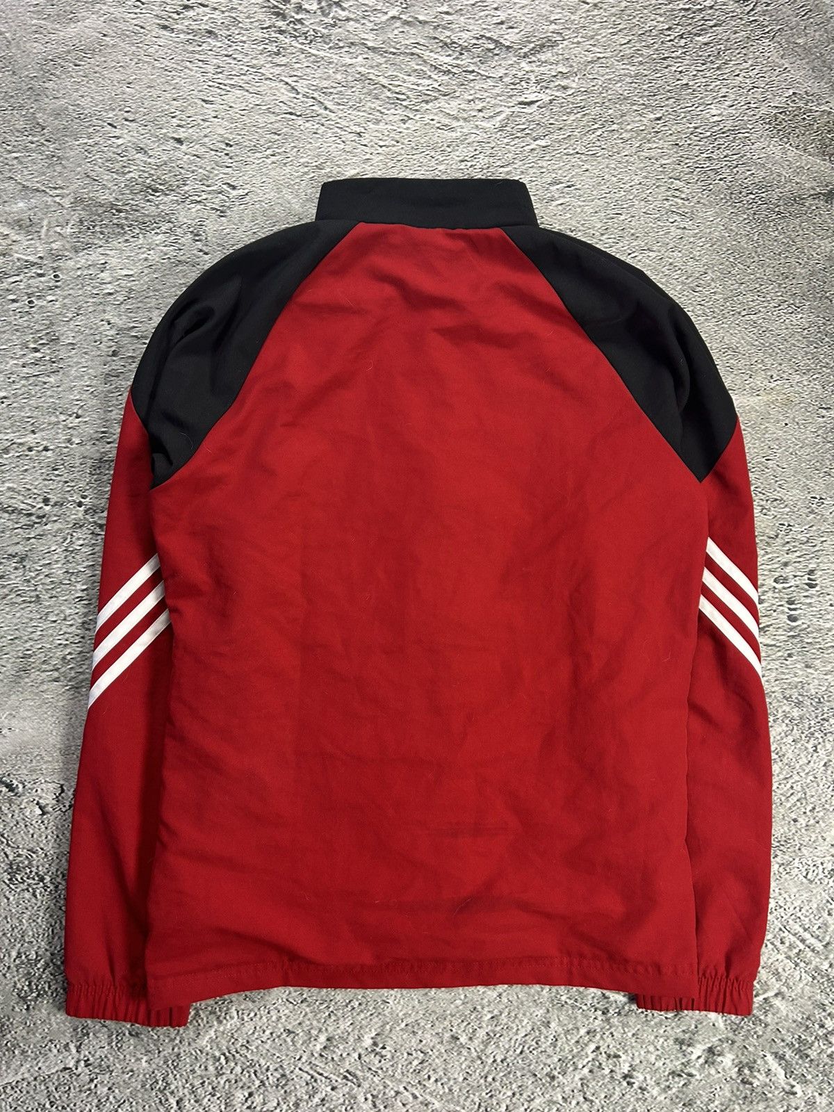 Adidas Adidas track jacket vintage red Y2K nylon zip Size US S / EU 44-46 / 1 - 8 Thumbnail