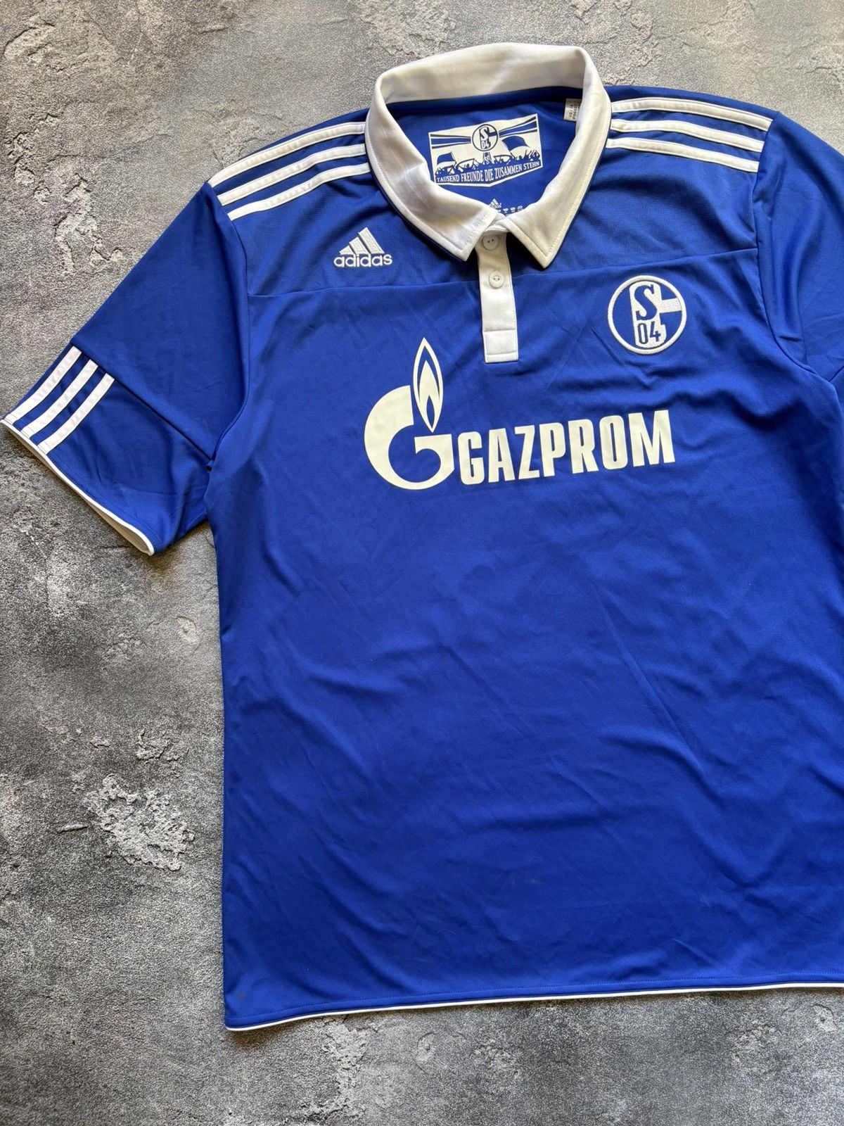 Adidas 2010/2011 Adidas Schalke 04 #7 Raul Away Soccer Jersey Rare Size US XL / EU 56 / 4 - 8 Thumbnail