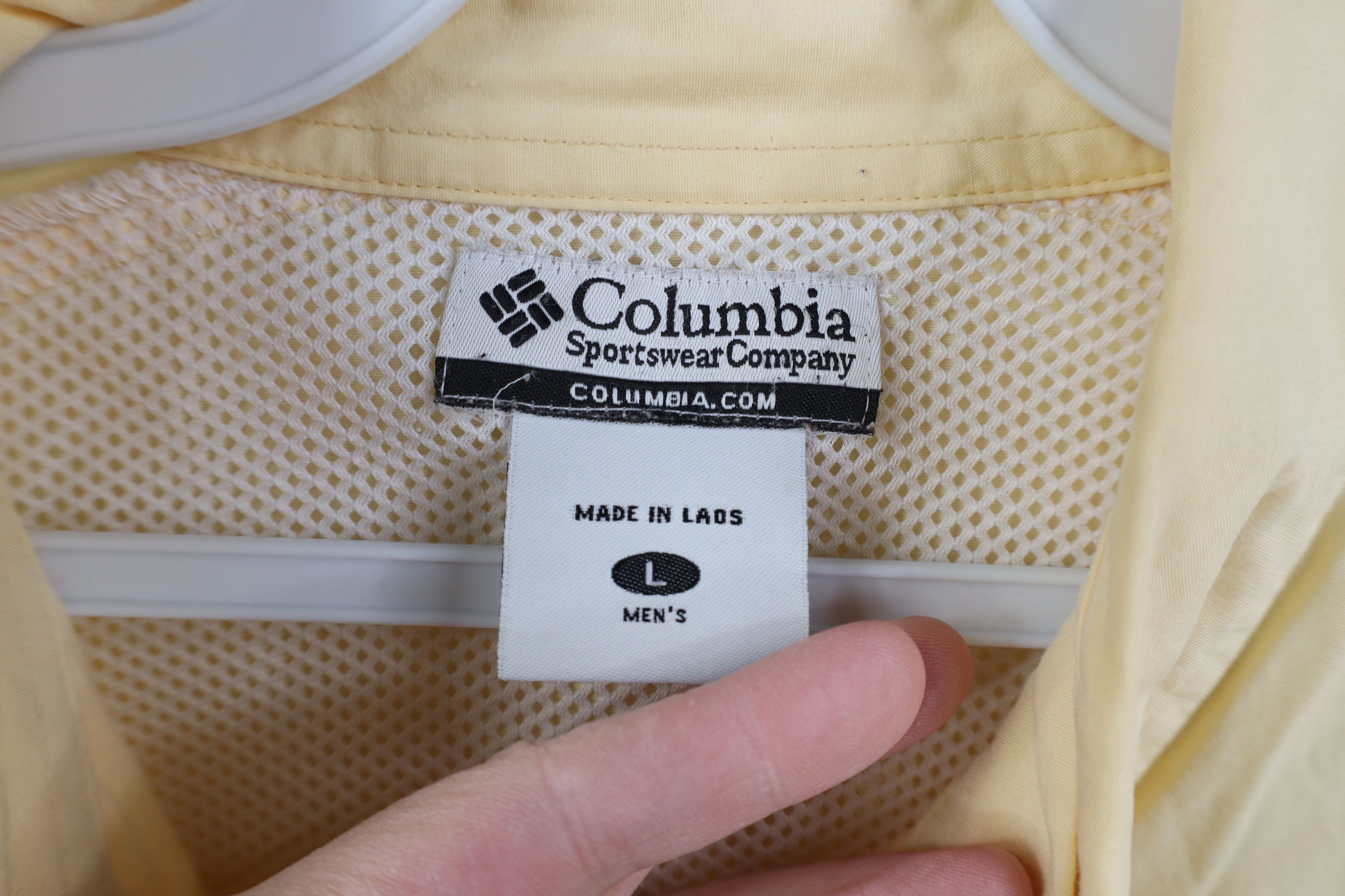 Columbia Vintage Columbia PFG Vented Fishing Button Down Shirt Yellow Size US L / EU 52-54 / 3 - 9 Thumbnail