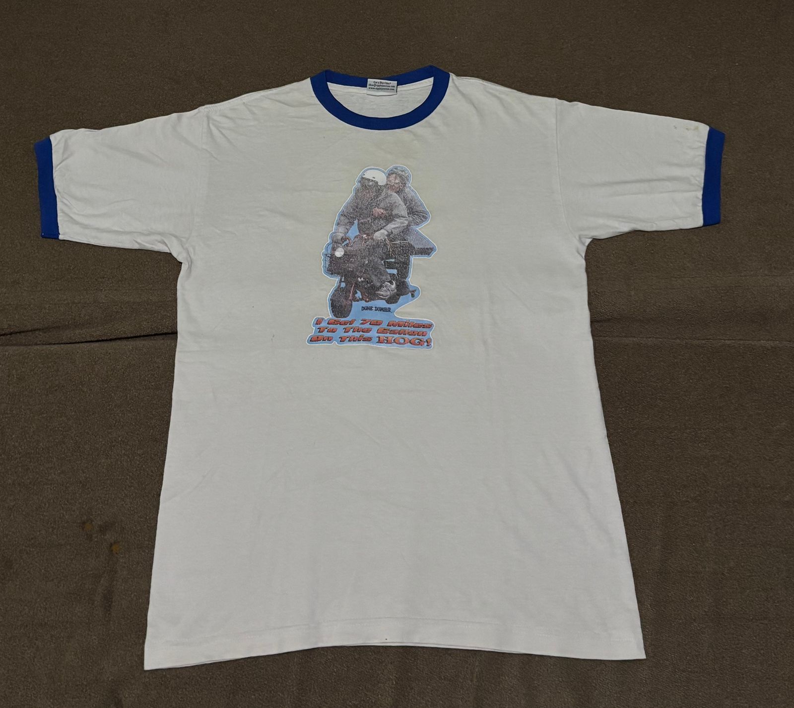Ripple Junction Vtg Dumb and Dumber Ringer shirt Size US M / EU 48-50 / 2 - 3 Thumbnail