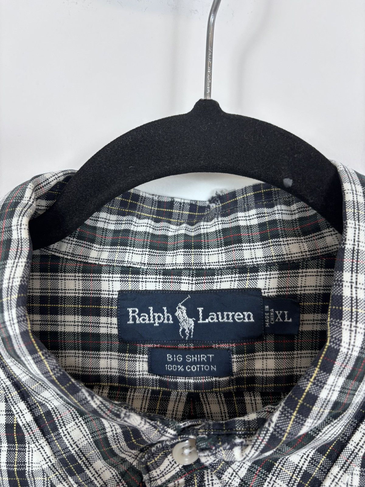 Polo Ralph Lauren Vintage Polo Ralph Lauren Big Shirt Men’s Tartan Plaid Check Size US XL / EU 56 / 4 - 10 Thumbnail