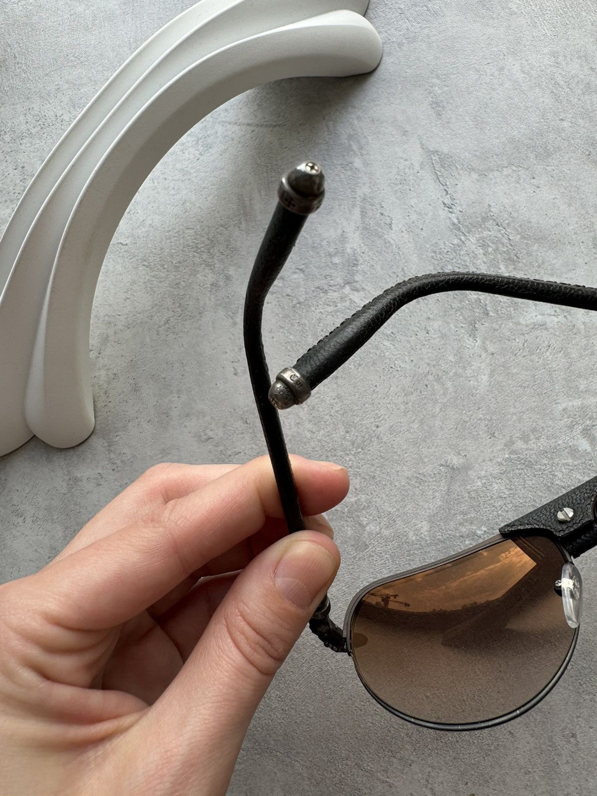 Chrome Hearts Chrome Hearts Balls Brown Silver Glasses Size ONE SIZE - 8 Thumbnail