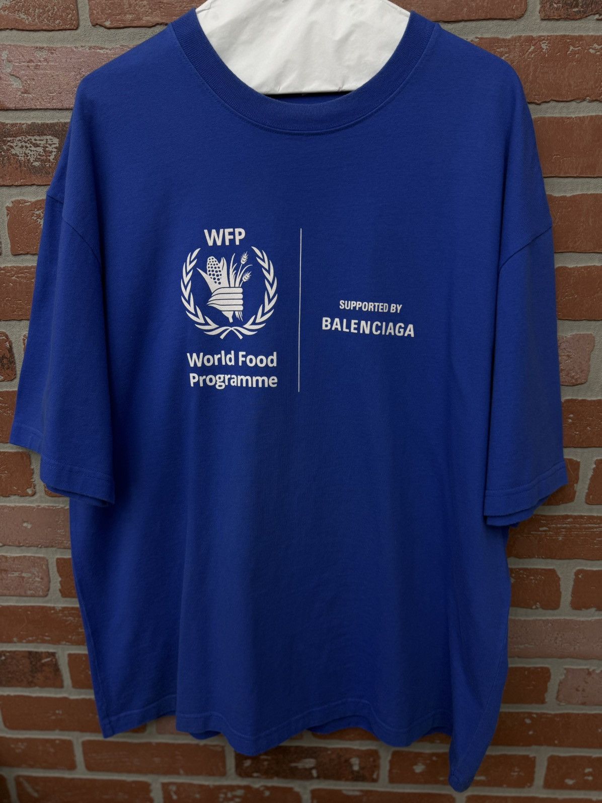 Balenciaga Balenciaga Men’s Oversized Tee Shirt Size XL Blue Size US XL / EU 56 / 4 - 4 Thumbnail