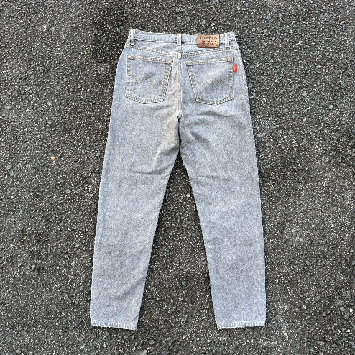 Edwin VINTAGE EDWIN USA FADED BLACK JEAN DENIM PANTS Size US 32 / EU 48 - 9 Thumbnail