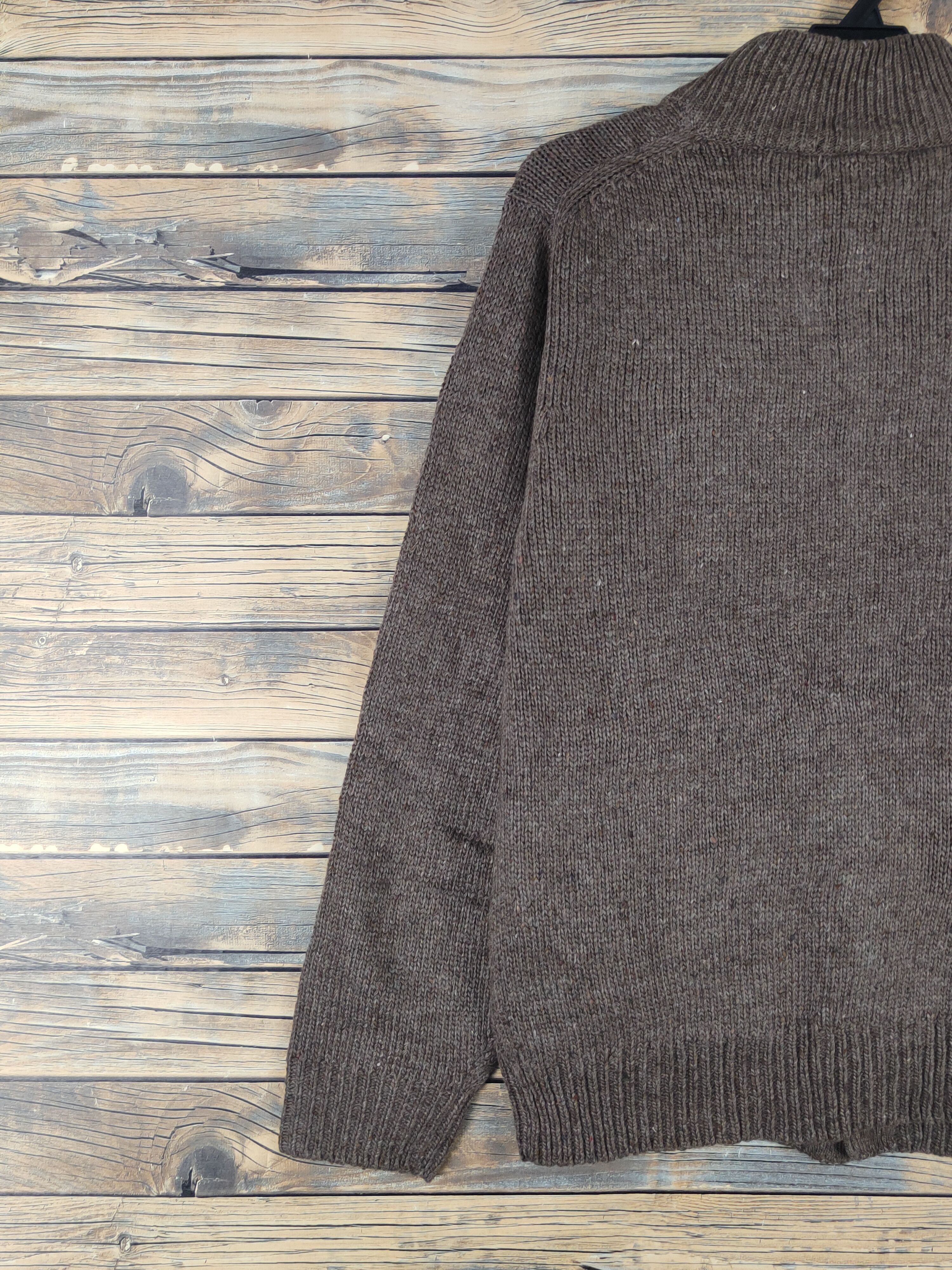 Beams Plus Beams Dark Brown multipocket knitwear Cardigan #W1560 Size US M / EU 48-50 / 2 - 9 Thumbnail