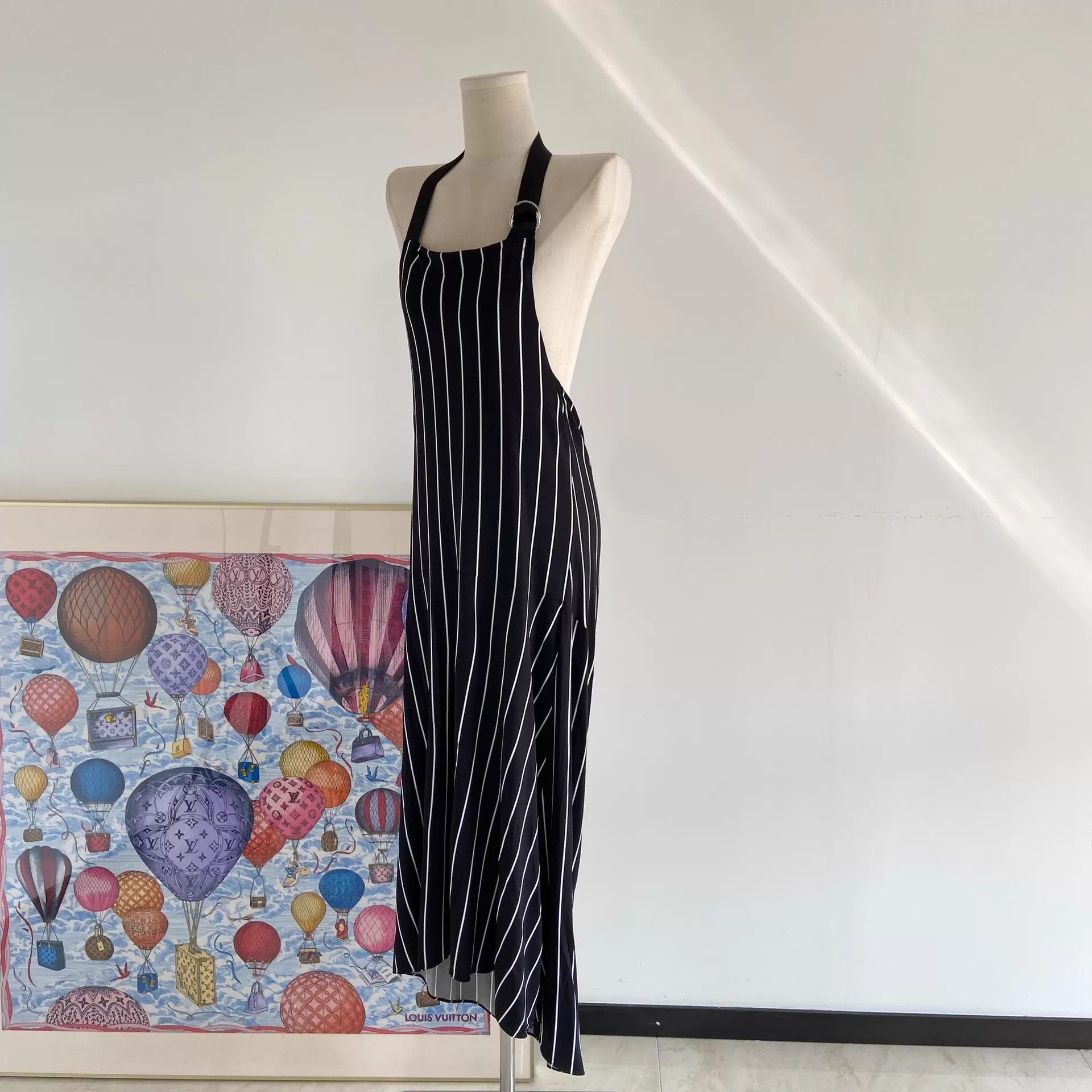 Balenciaga Balenciaga black stripe backless dress FR36 Size XS / US 0-2 / IT 36-38 - 6 Thumbnail