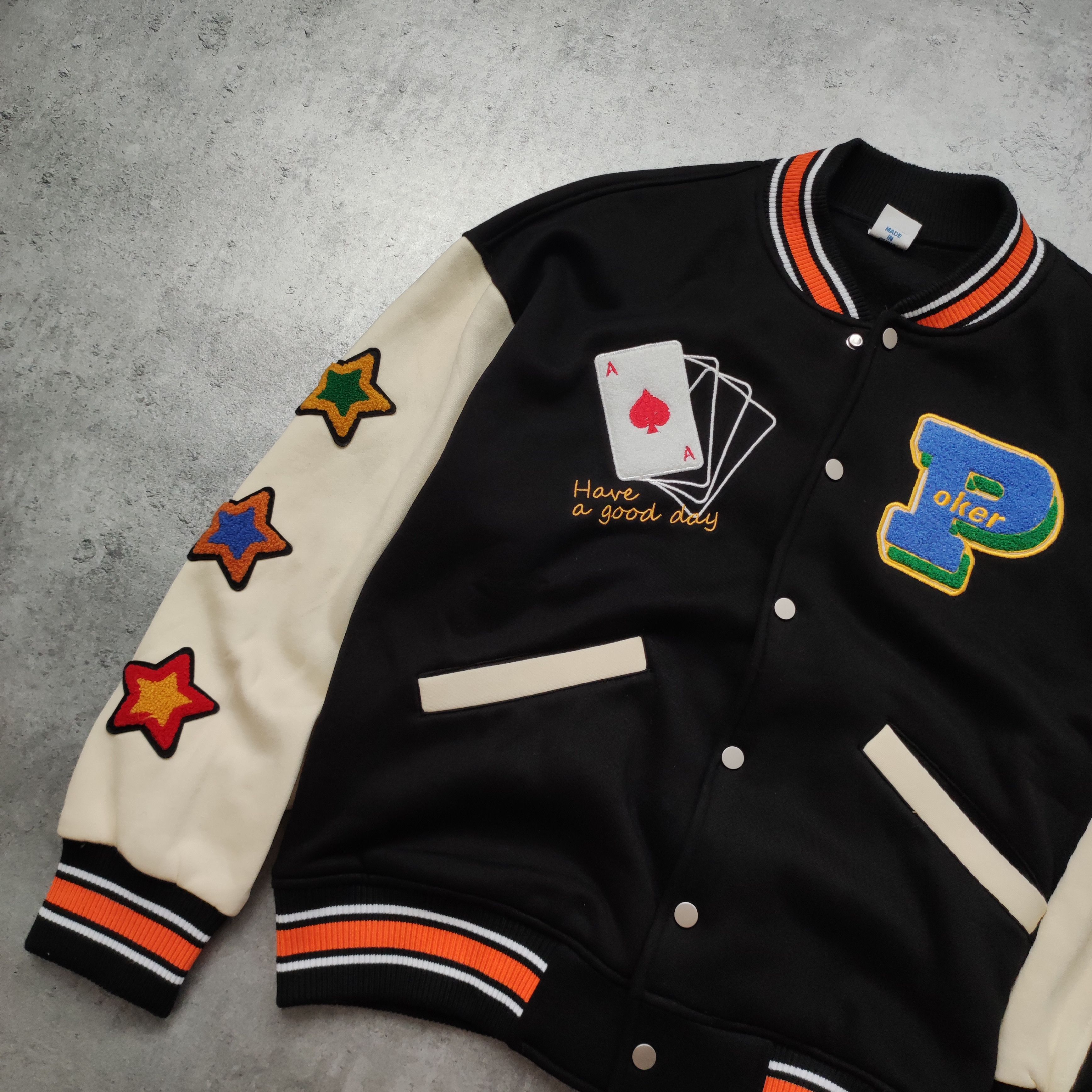 Other RARE New Wave Street Culture $ Lucky Jacket $ Varsity Jacket Size US L / EU 52-54 / 3 - 4 Thumbnail