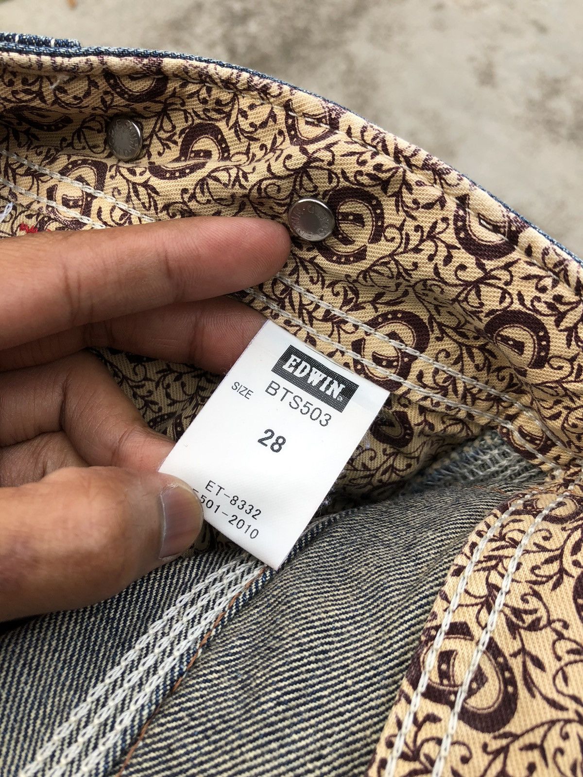 Edwin DISTRESSED CARPENTER DENIM BY EDWIN Size US 30 / EU 46 - 3 Thumbnail