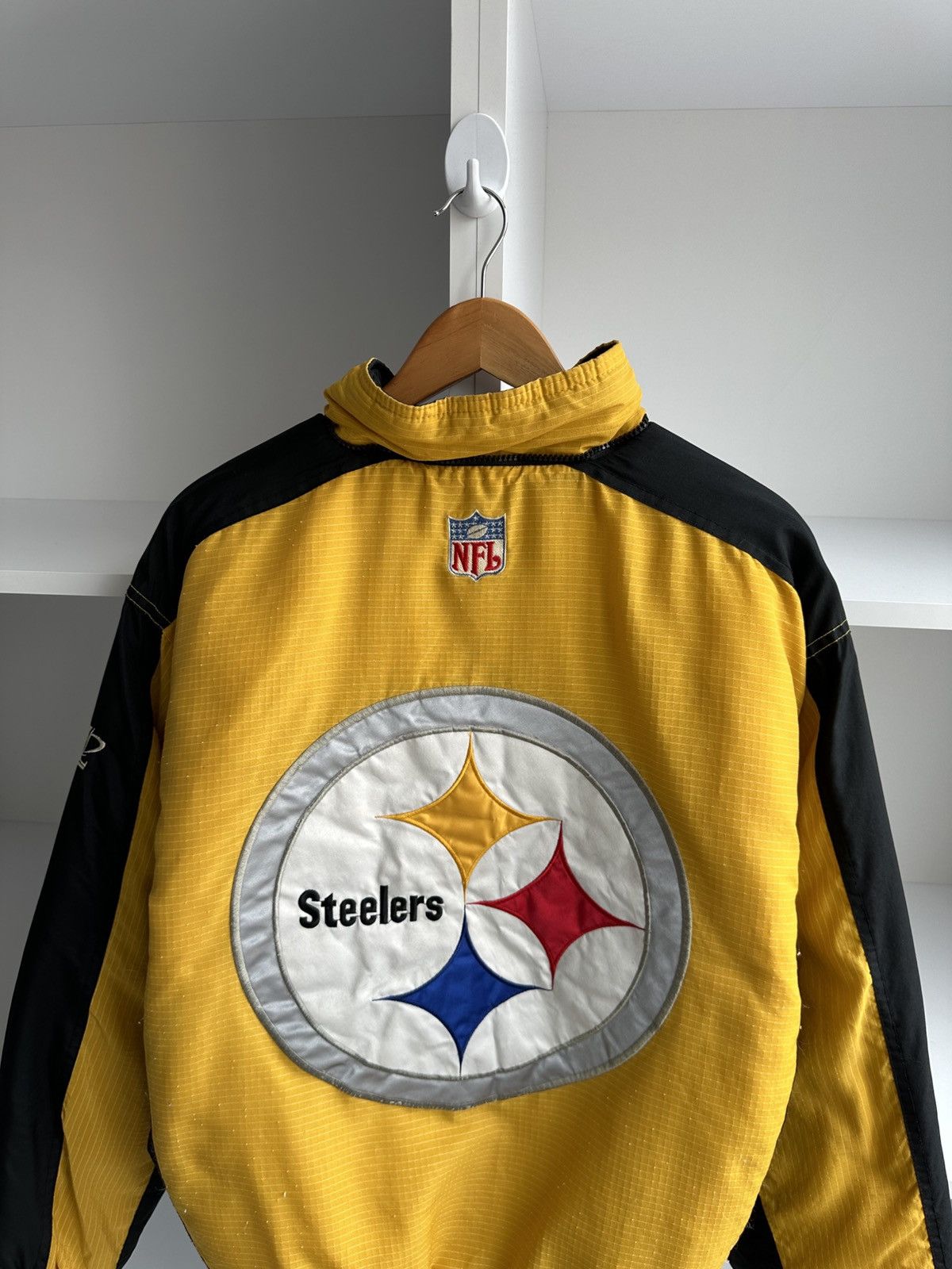 NHL × Vintage Vintage Pittsburgh Steelers NHL Logo Athletic Bomber Jacket Size US M / EU 48-50 / 2 - 4 Thumbnail