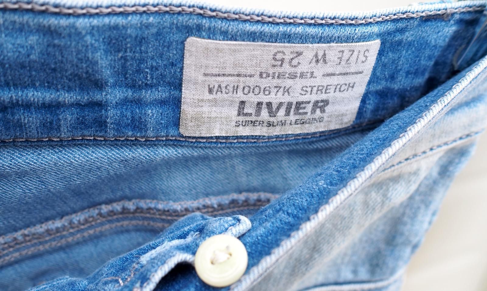 Diesel Diesel Livier Super Slim-Legging Stretch Jeans Size 25" / US 0 / IT 36 - 4 Thumbnail