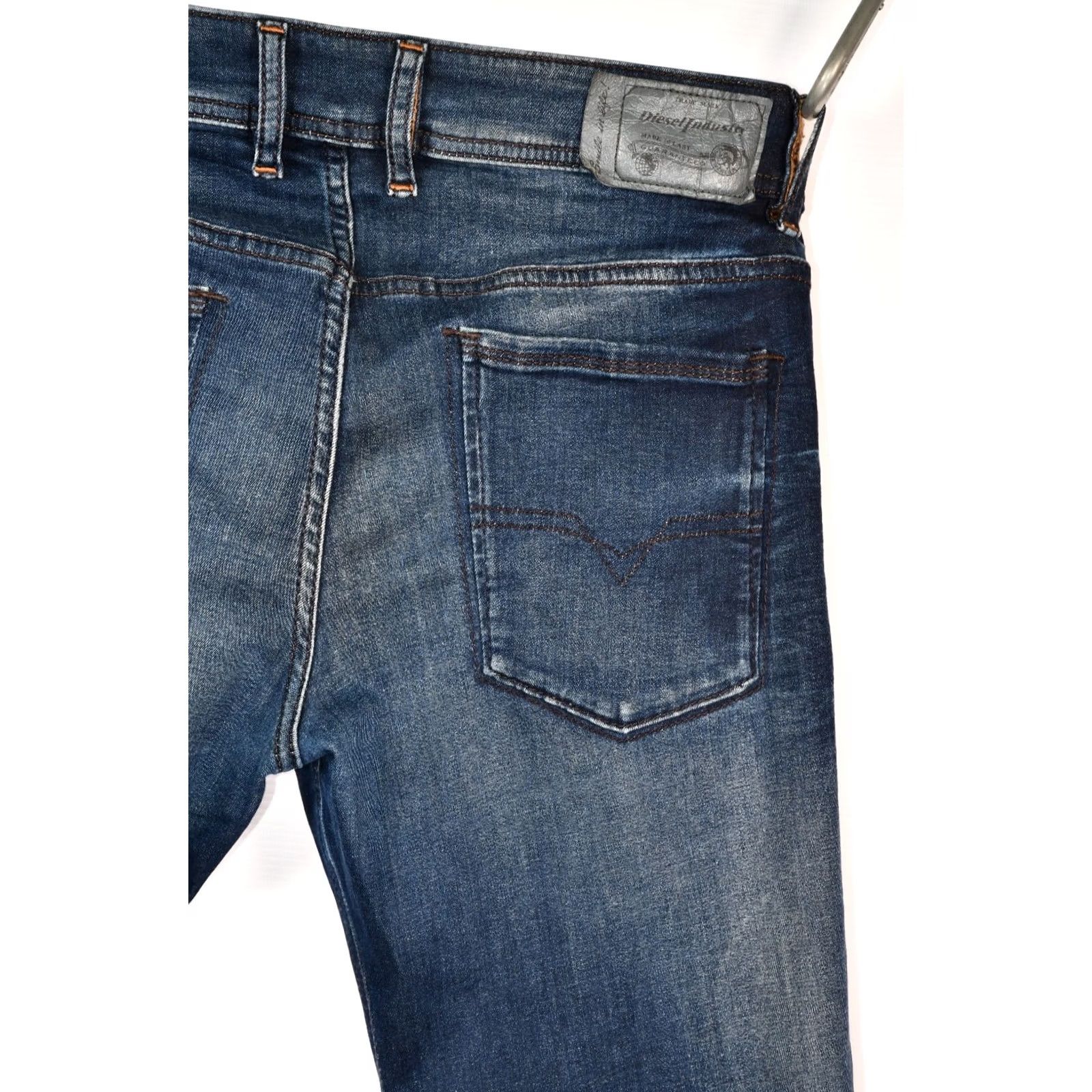 Diesel Diesel Sleenker 0845S Stretch Skinny Blue Jeans Men's W29/L32 Slim 92%Cotton 6%Polyester 2%Elastane Blue Denim Size US 29 - 5 Thumbnail