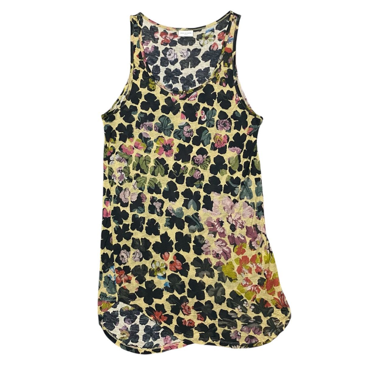 Dries Van Noten Dries Van Noten SS14 Floral Dress Asymmetric Hem Size S / US 4 / IT 40 - 3 Thumbnail