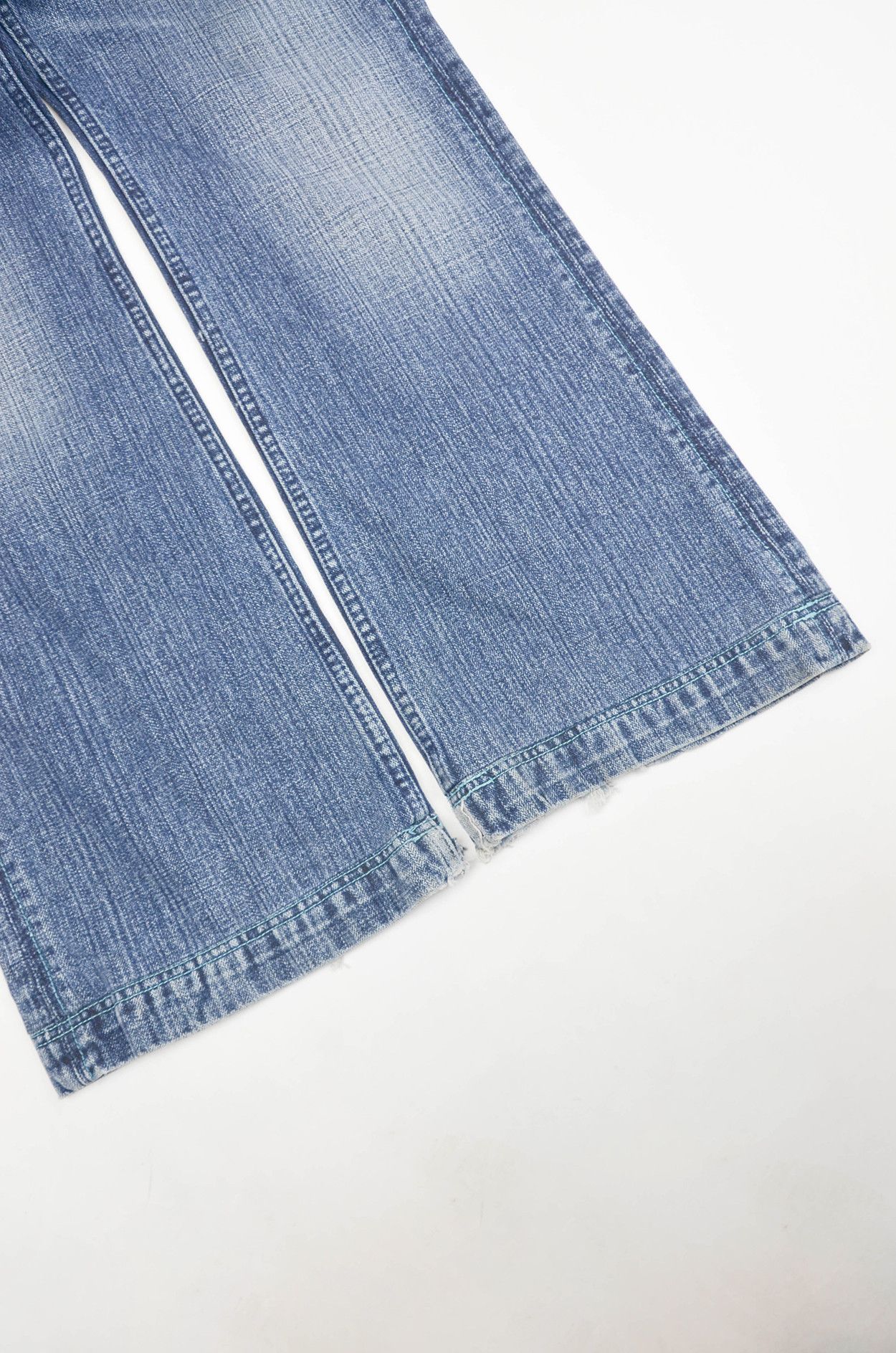 Jean × Lee LEE Vintage Freeburn Flared Washed Jeans Size US 36 / EU 52 - 9 Thumbnail