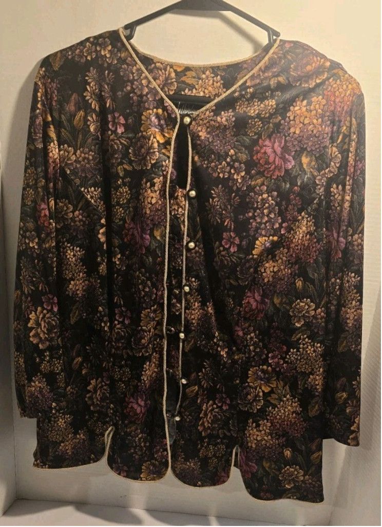 The Unbranded Brand Whirlaway Frocks Women's Long Sleeve Blouse Size 20 Wp Size M / US 6-8 / IT 42-44 - 1 Thumbnail