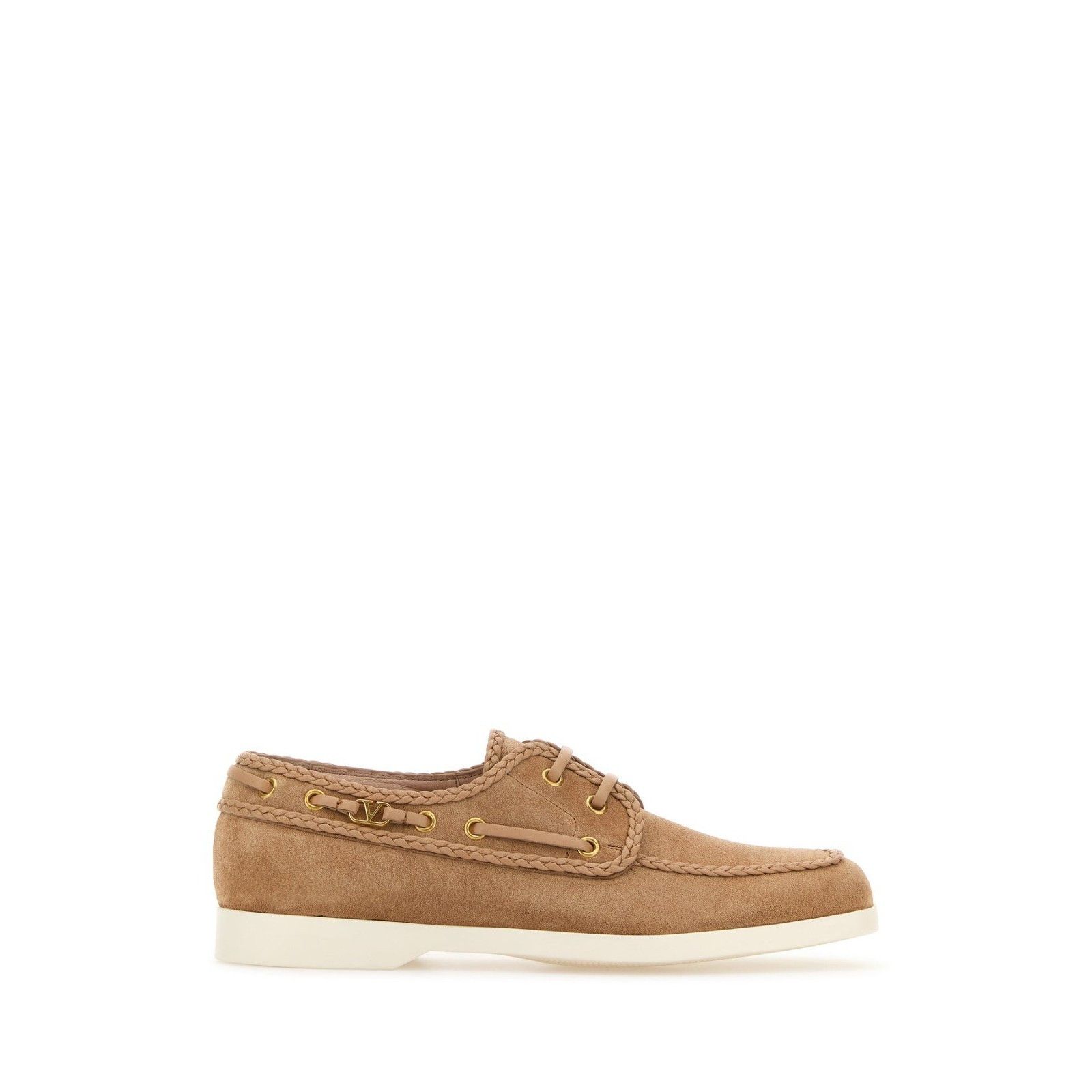 VALENTINO GARAVANI Brown Suede Loafers New & Authentic (Wome