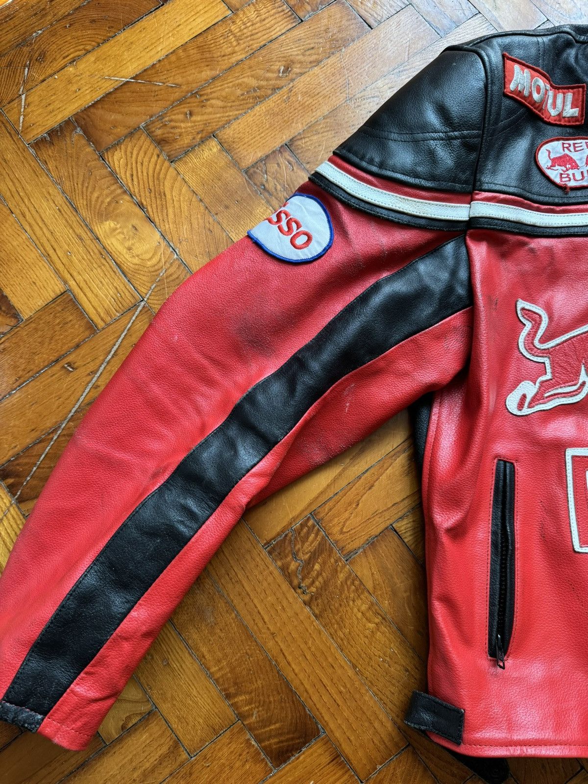 Red Bull Red Bull Racing red/black leather jacket size XL Size US XXL / EU 58 / 5 - 5 Thumbnail