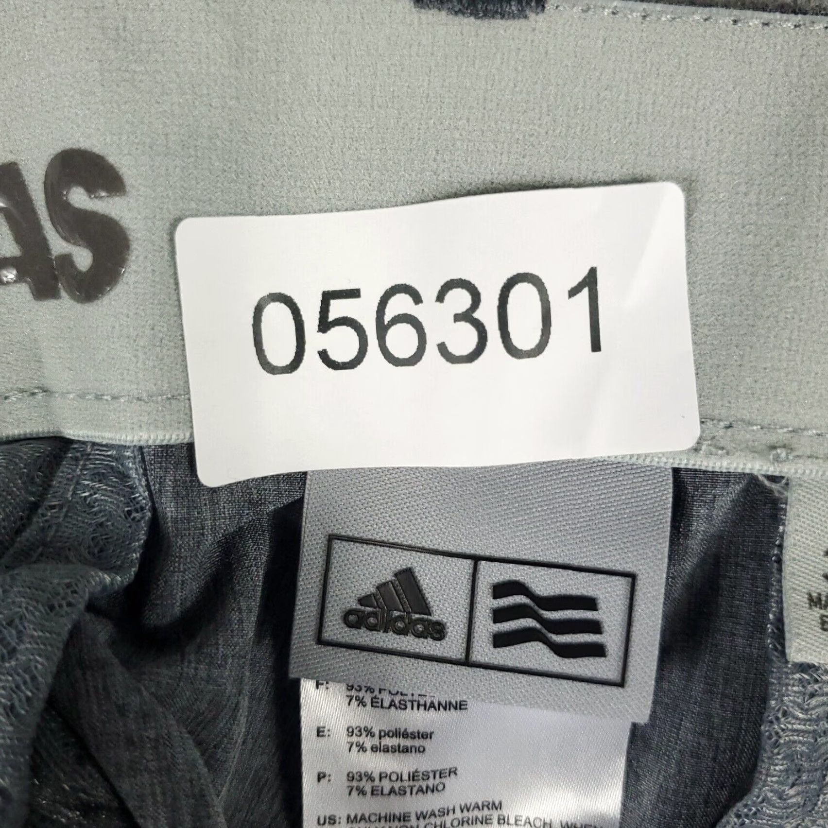 Adidas Adidas Shorts Mens 34 Gray Golf Casual Slash Pockets Flat Front Chino Shirt? Size US 34 / EU 50 - 8 Thumbnail