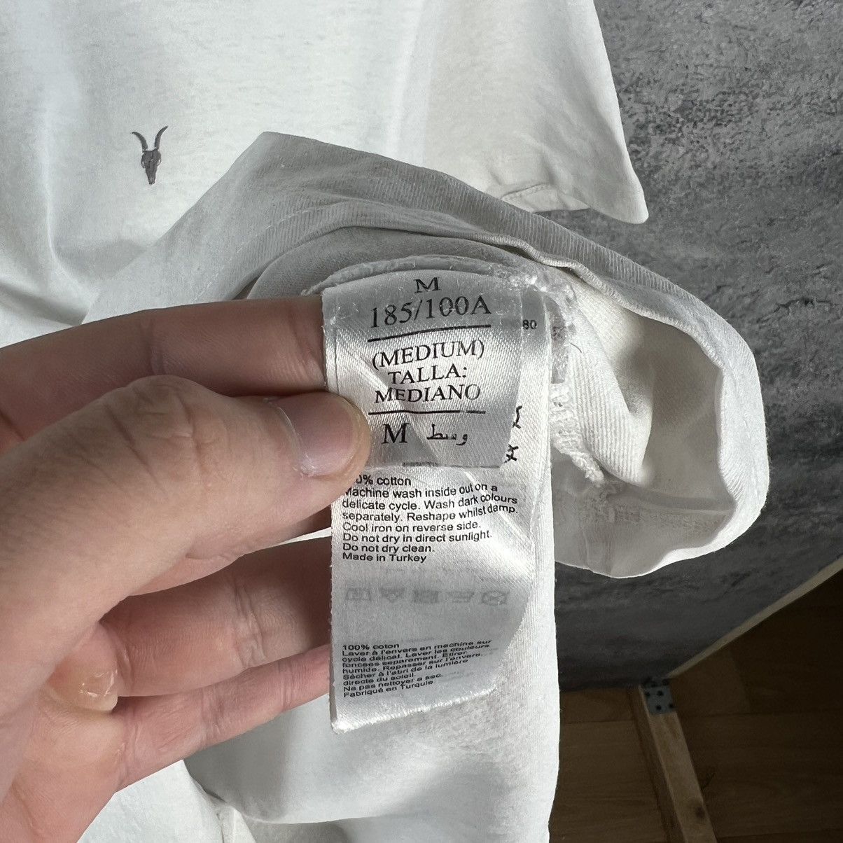 Allsaints Allsaints Distressed Vintage Tee Size US M / EU 48-50 / 2 - 3 Thumbnail