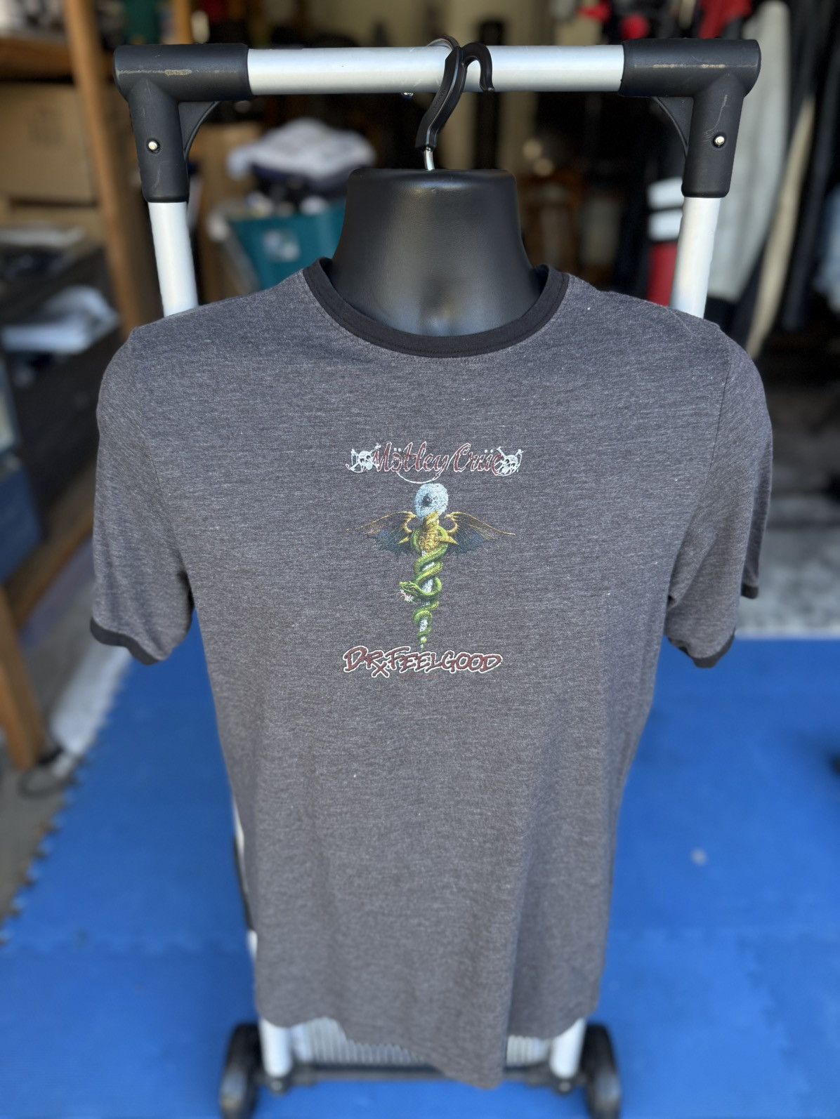 Other Vintage Motley Crüe Ringer Shirt Size US M / EU 48-50 / 2 - 1 Thumbnail