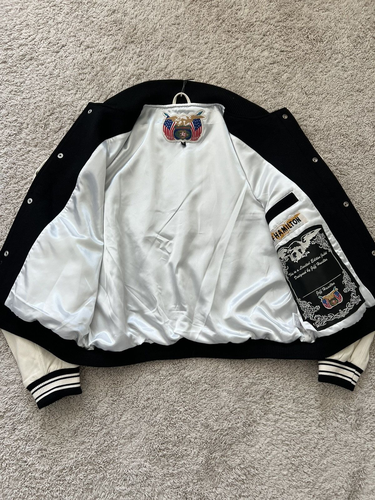 Jeff Hamilton Jeff Hamilton SanFrancisco 49ers Limited Wool Leather Jacket Size US M / EU 48-50 / 2 - 3 Thumbnail