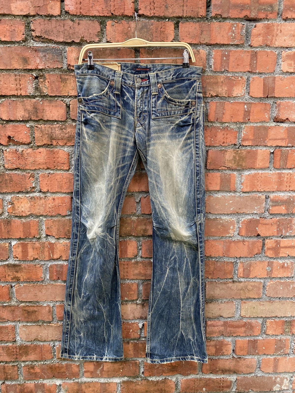 Blue Blue Japan × If Six Was Nine × Tornado Mart W33x33 blue way flare japanese brand denime Size 33" - 1 Thumbnail