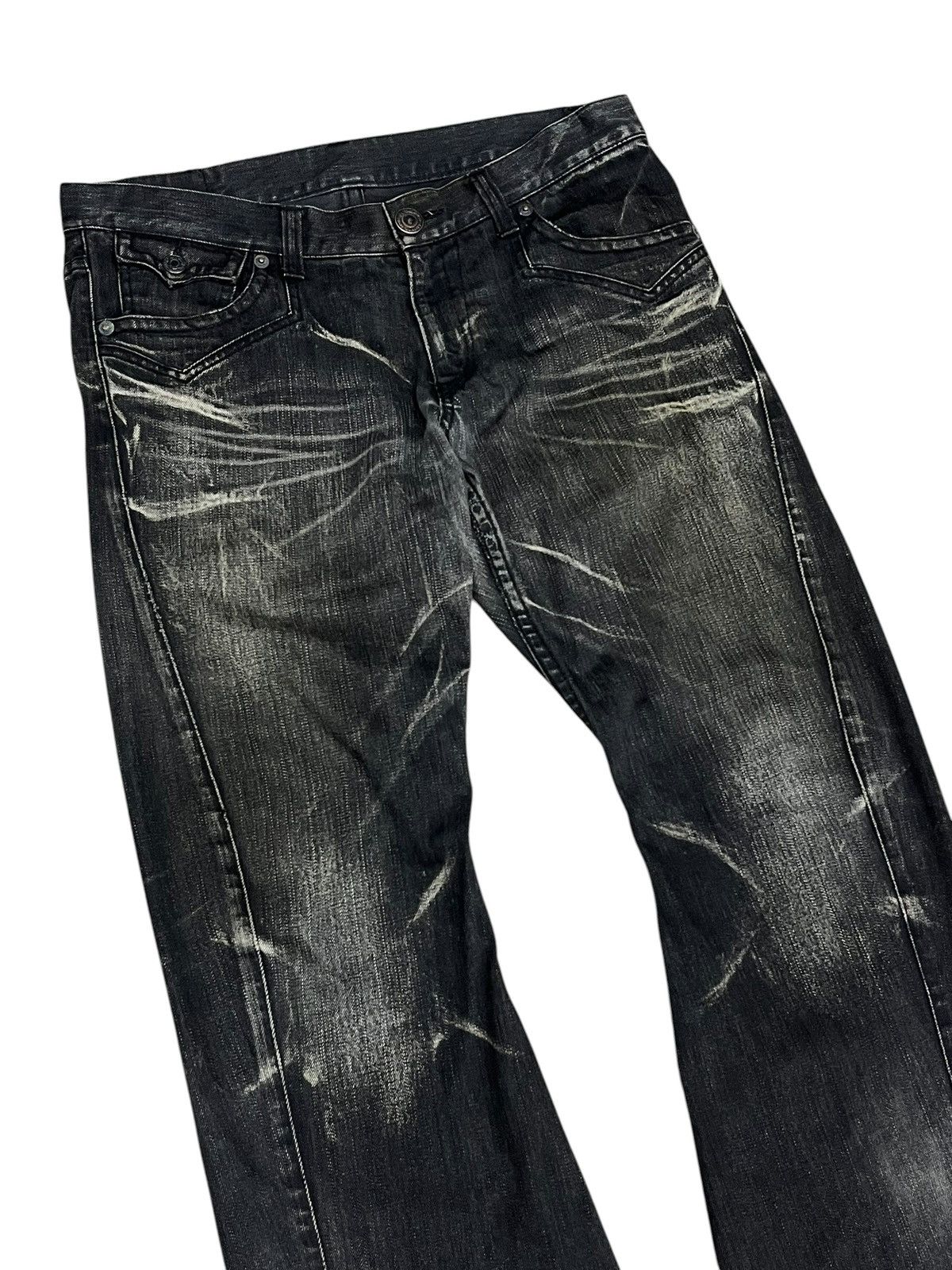 BIGI Vintage Archive Rattle Trap Bigi Mudmax Whisker Punk Flare Size US 34 / EU 50 - 3 Thumbnail
