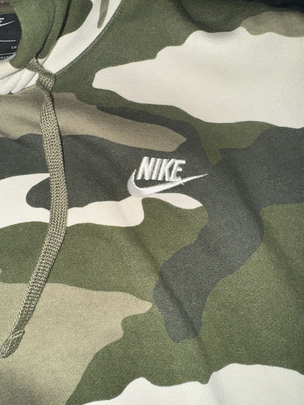 Nike Nike NSW Camo Club Pullover Hoodie Size US S / EU 44-46 / 1 - 3 Thumbnail