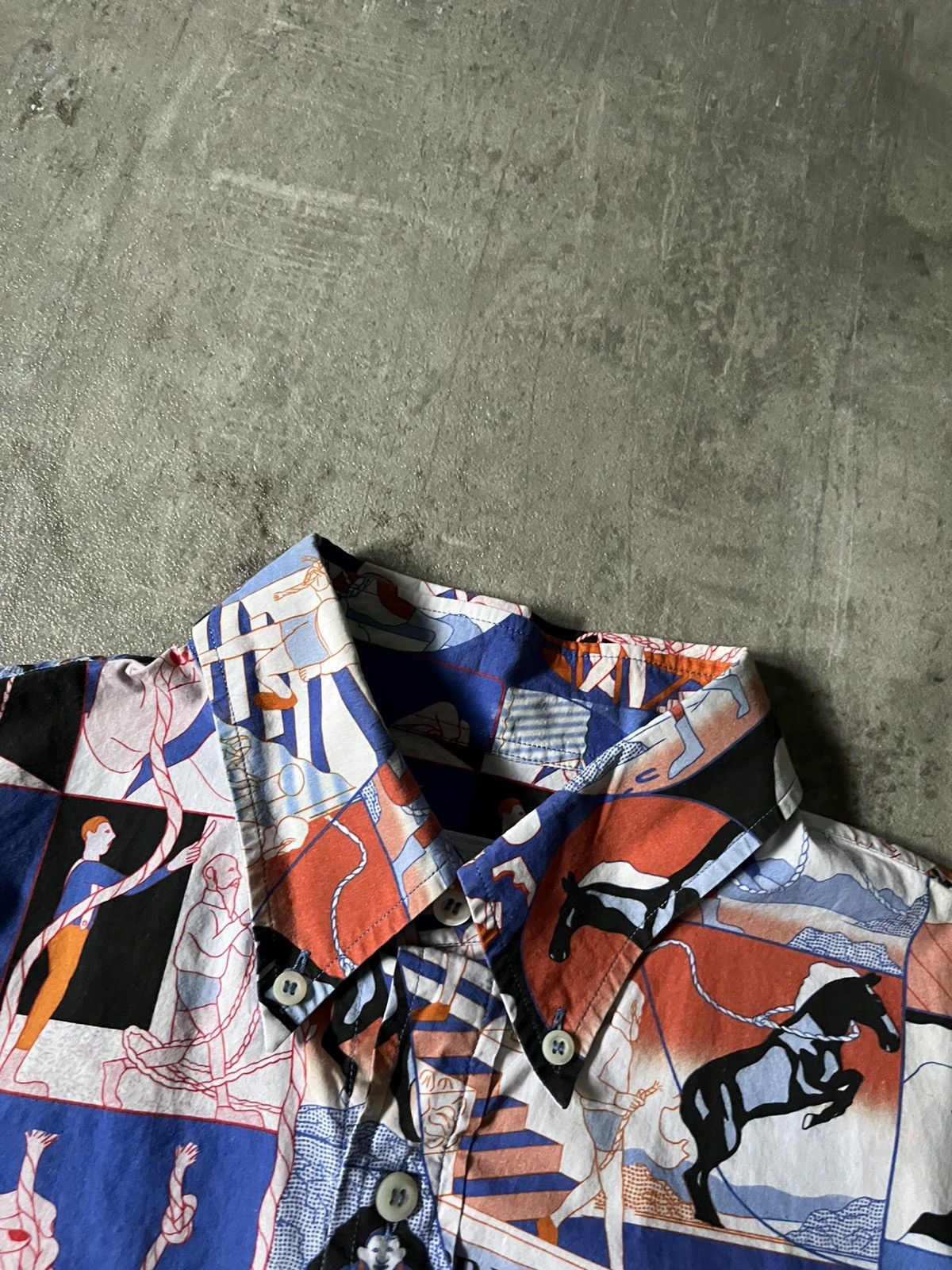 Prada Prada S/S 18 comics rope motif shirt multicolor Size US L / EU 52-54 / 3 - 7 Thumbnail